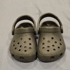 CROCS Kids Dark Gray Clogs
